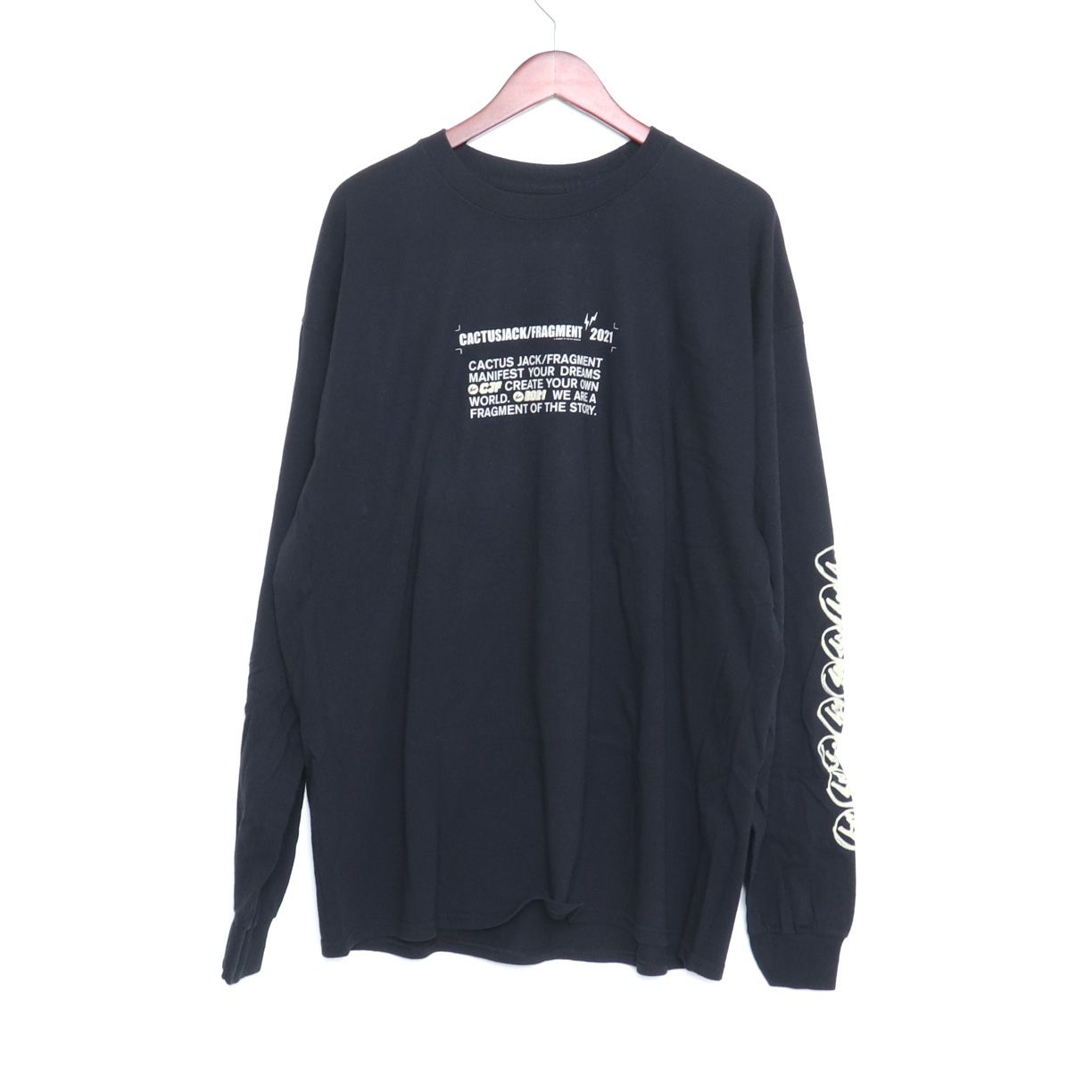 CACTUS JACK FRAGMENT LOGO 長袖Tシャツ XLTRAVIS SCOTT CACTUS JACK 