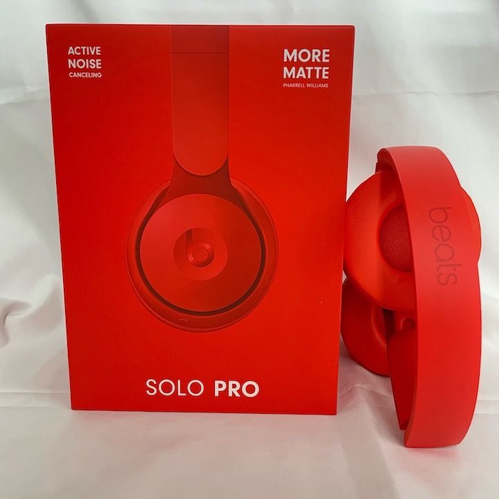 beats by dr.dre Solo Pro Wireless ノイズキャンセリングヘッドフォン More Matte Collection レッド  - メルカリ