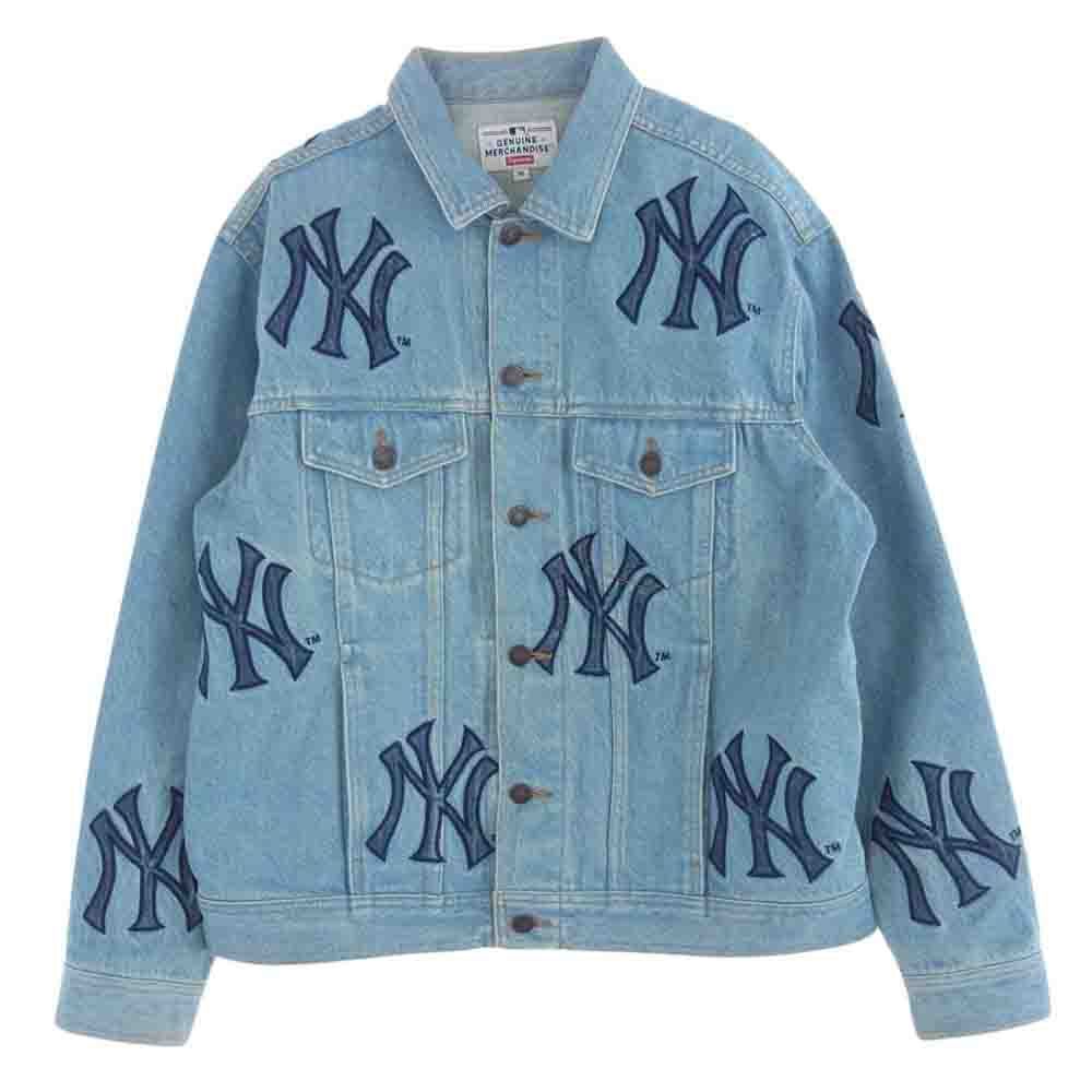 Supreme シュプリーム 21AW New York Yankees Denim Trucker Jacket 