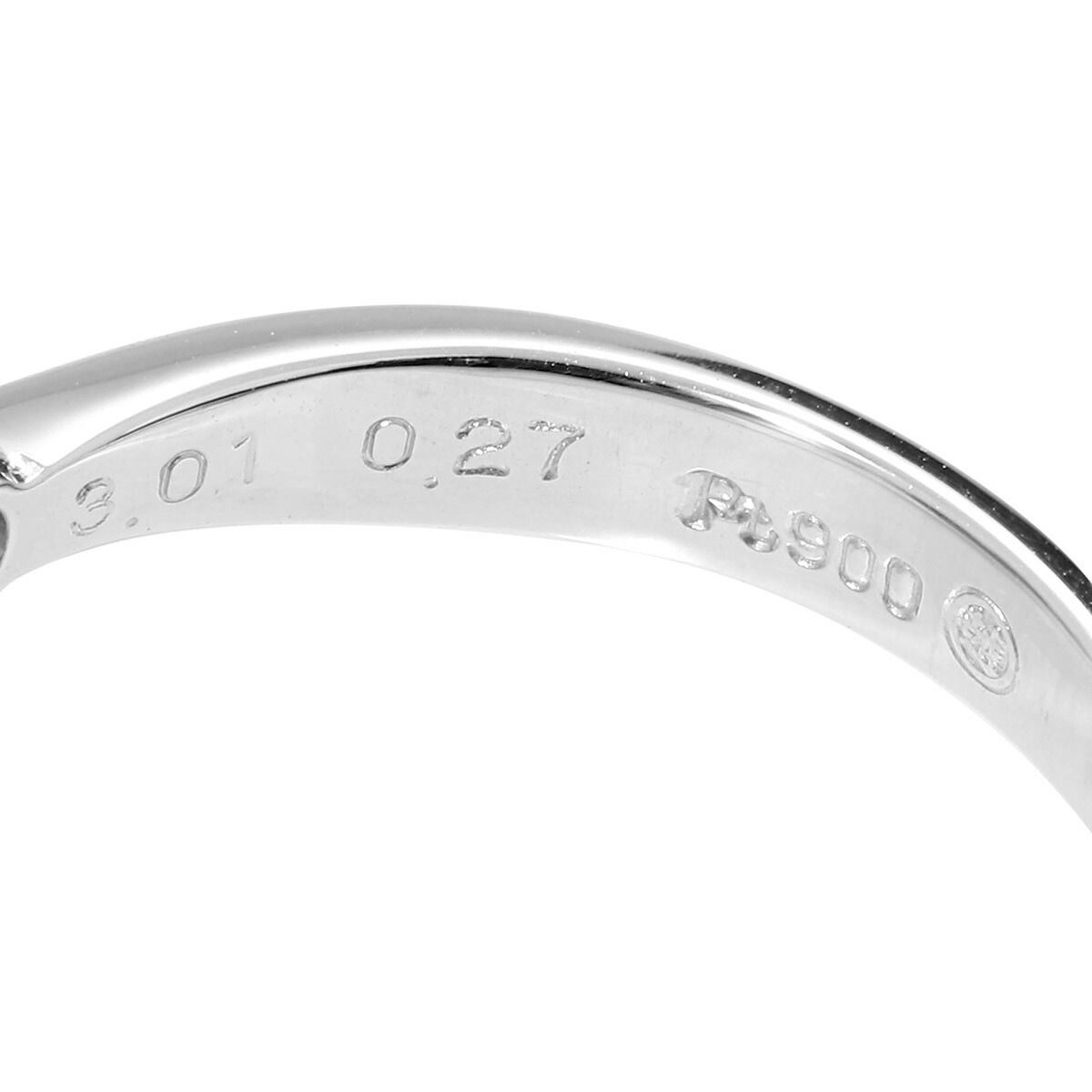 三越 リング 指輪 翡翠 3.01ct ダイヤモンド Pt900 13号 MITSUKOSHI 