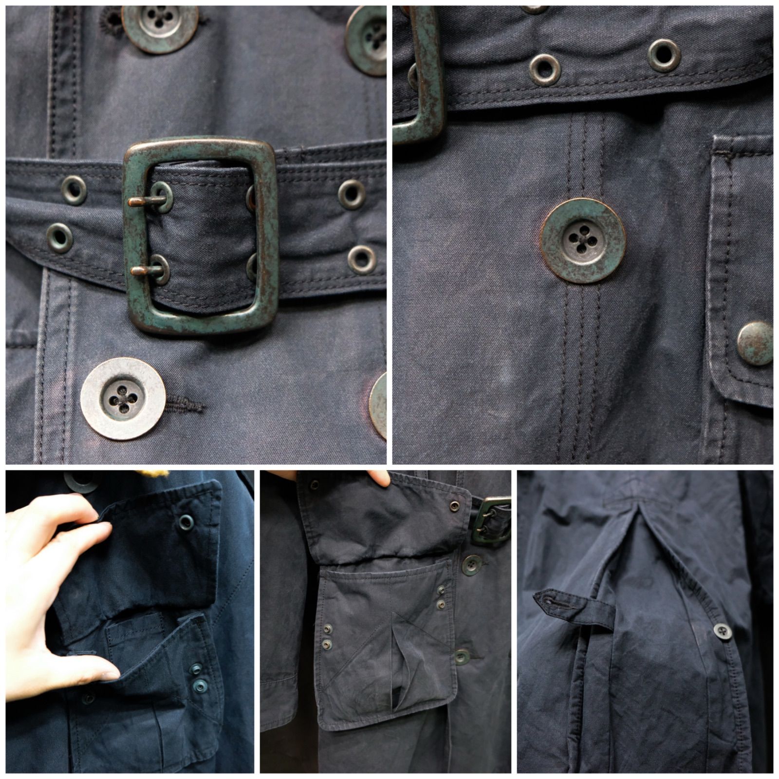 Nigel Cabourn モーターサイクルコート ダブルブレスト 50サイズ
