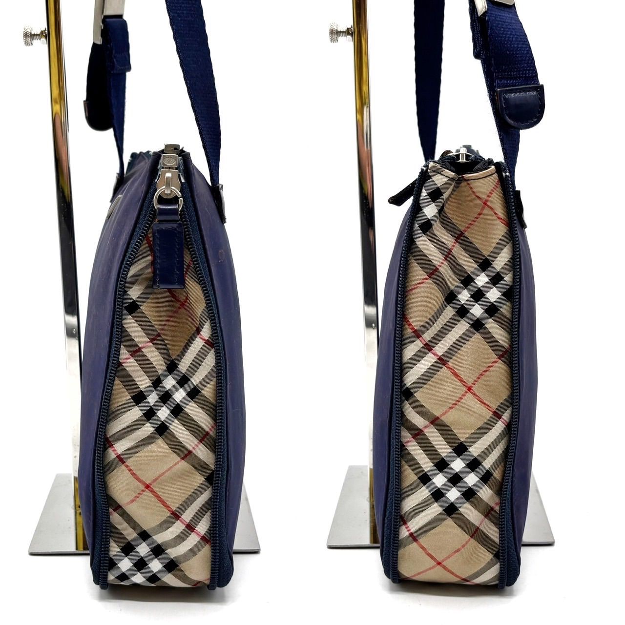 レディース BURBERRY バーバリーブルーレーベル ショルダーバッグ 金具 
