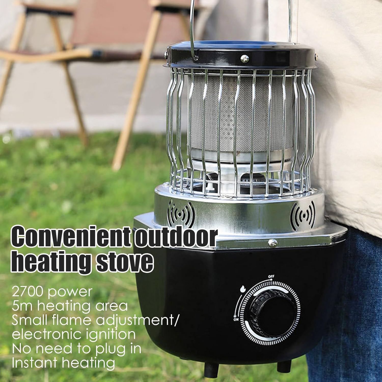 キャンプテントヒーター ストーブヒーターガスヒーター ストーブ 1台2役 小型速暖 持ち運び簡単 電源不要