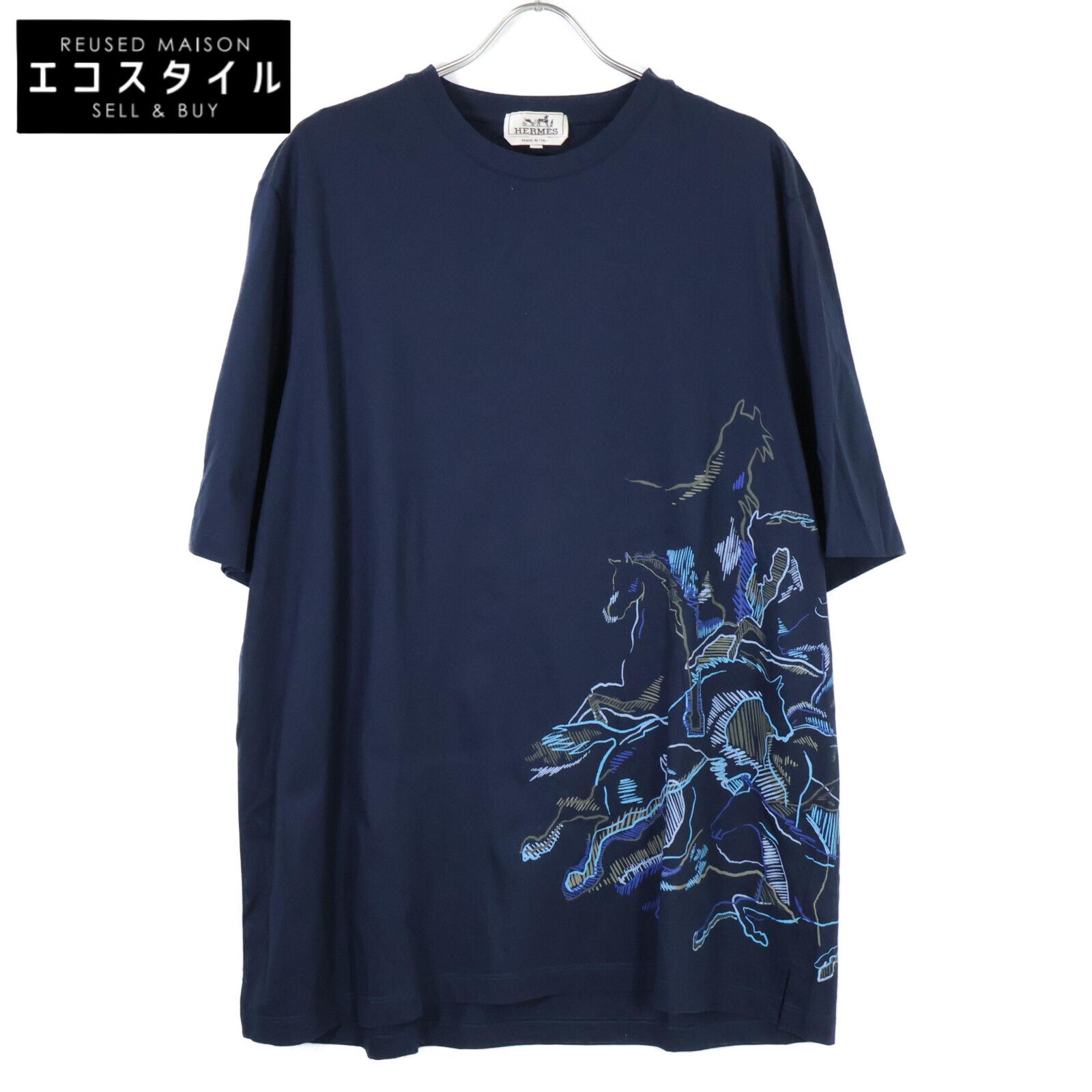 HERMES エルメス 【美品/国内正規/22SS】カヴァルカード クルーネック 