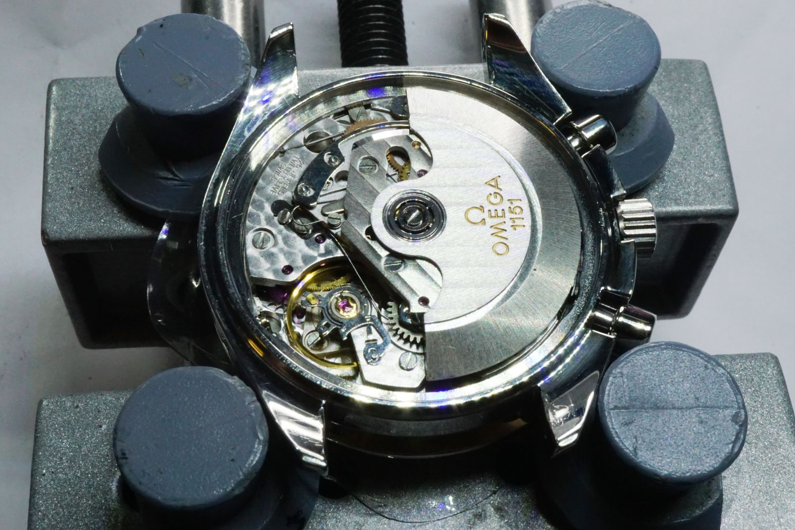 OH済 オメガ スピードマスター トリプルカレンダー 自動巻き