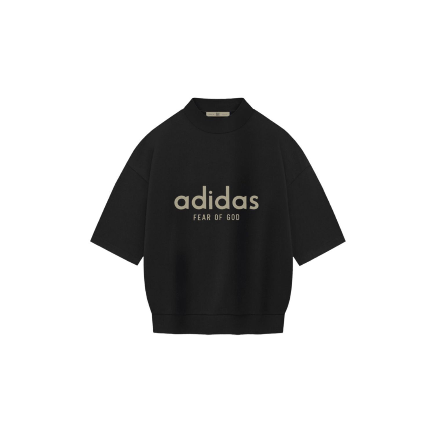 FEAR OF GOD x adidas FEAR OF GOD Athletics Heavy Jersey 3/4 Mock Tee "Black"