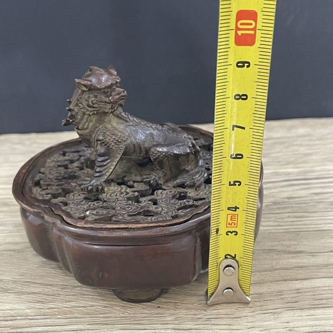 銅器 香炉 瑞獣香炉 薫香炉 招財 茶道沈香香炉 香道具 工芸品 置物