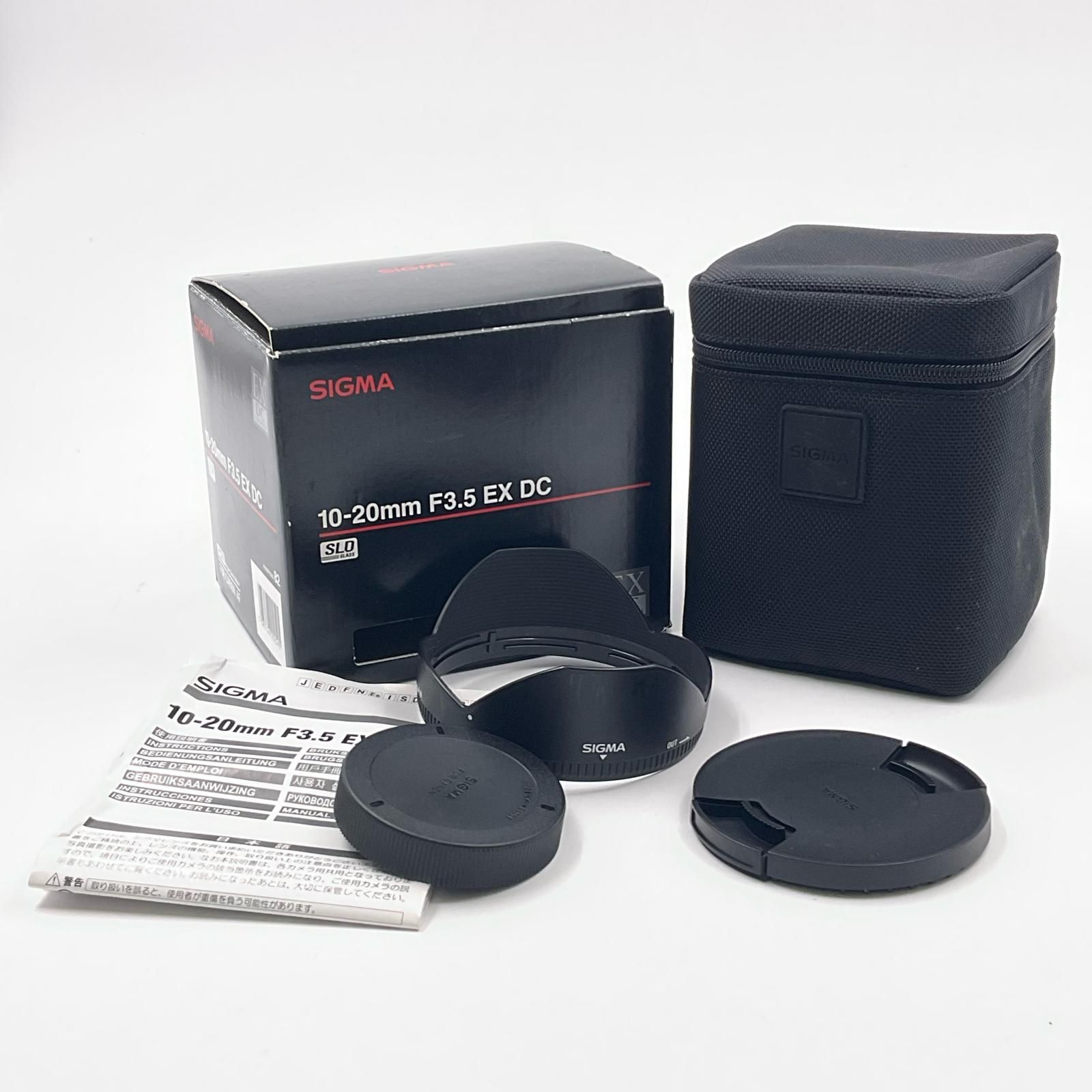 カメラ 【全額返金保証】【最速発送】SIGMA 10-20mm F3.5 EX DC HSM