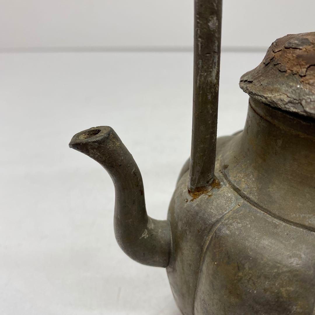 中国古玩 古錫 水次 625g タサチ 東さ5-0712