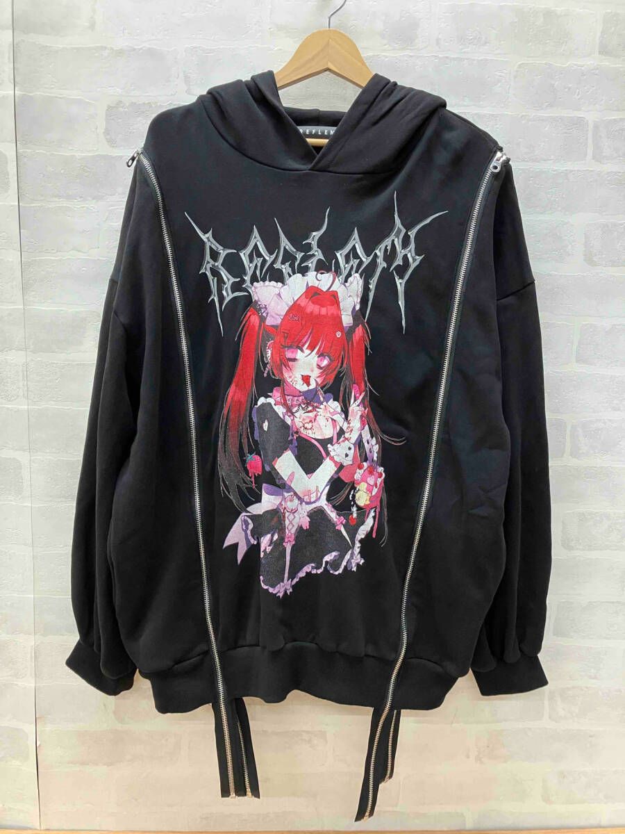 ☆REFLEM レフレム negi コラボ フーディー ダブルジップ