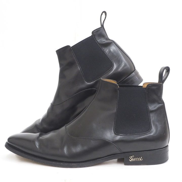 GUCCI グッチ 202706 サイドゴア ショートブーツ 39サイズ メンズ
