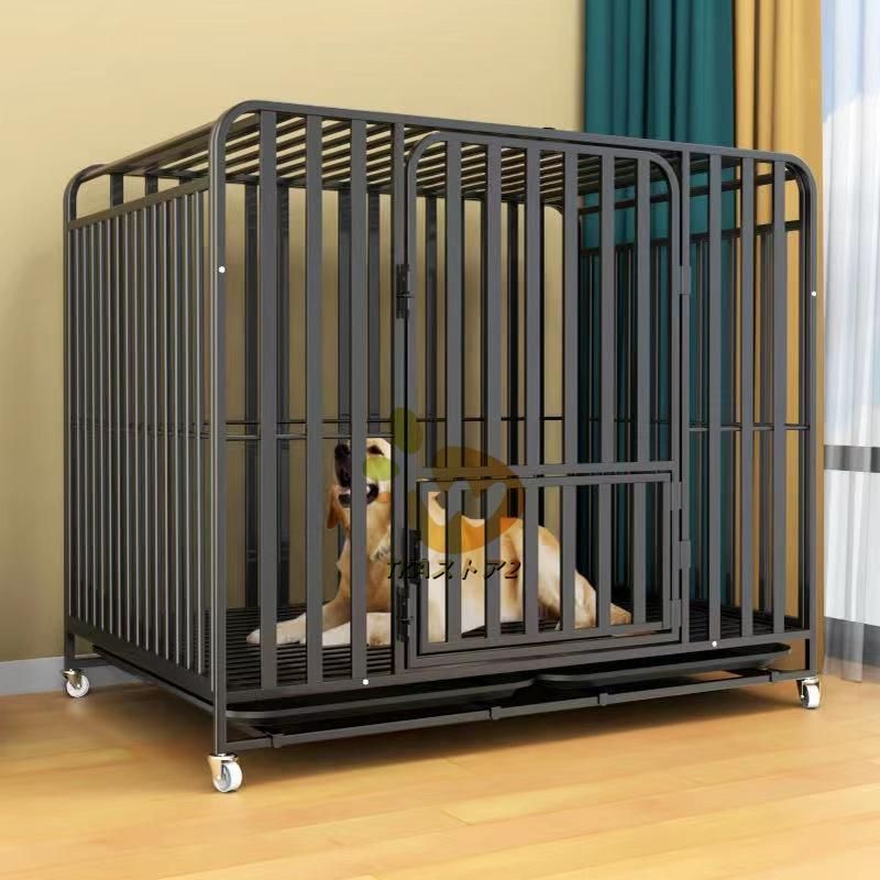 ペットケージ犬檻犬小屋ケージペットサークルドッグケージペットフェンス小型大型中型犬用ペット用品キャスター付き