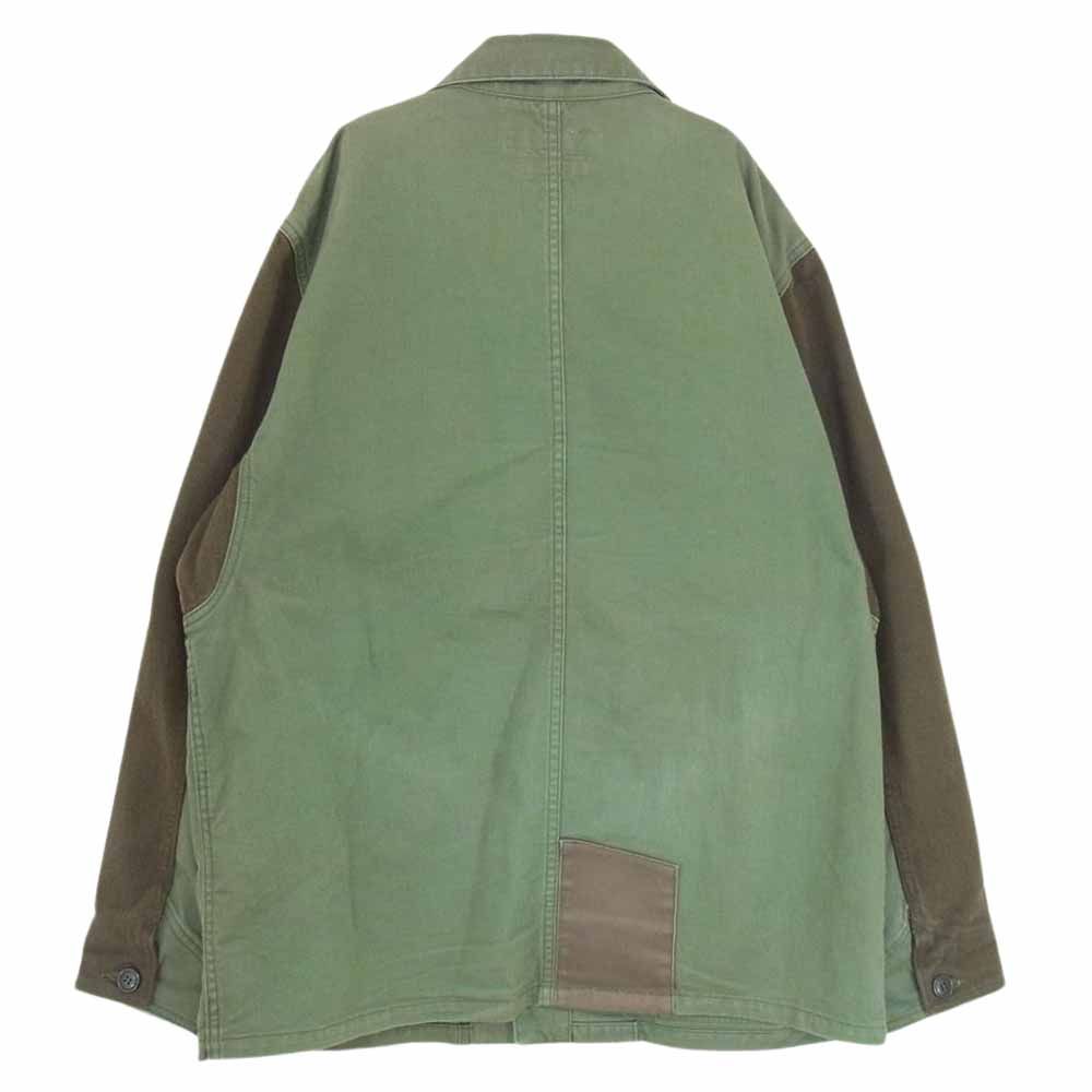 ファンダメンタル FDMTL 再構築 パッチワーク カバーオール ジャケット  