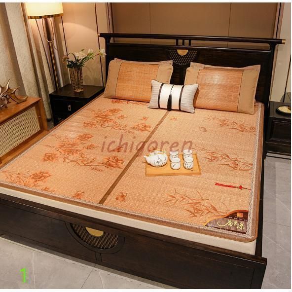 竹シーツ 敷きマットレス 寝ござ 上敷き 寝マット 折りたたみ 居間用 通気性 肌にやさしい 耐久性 抗菌 防臭効果 吸湿性 涼感 冷感 リバーシブル 天然 子供用