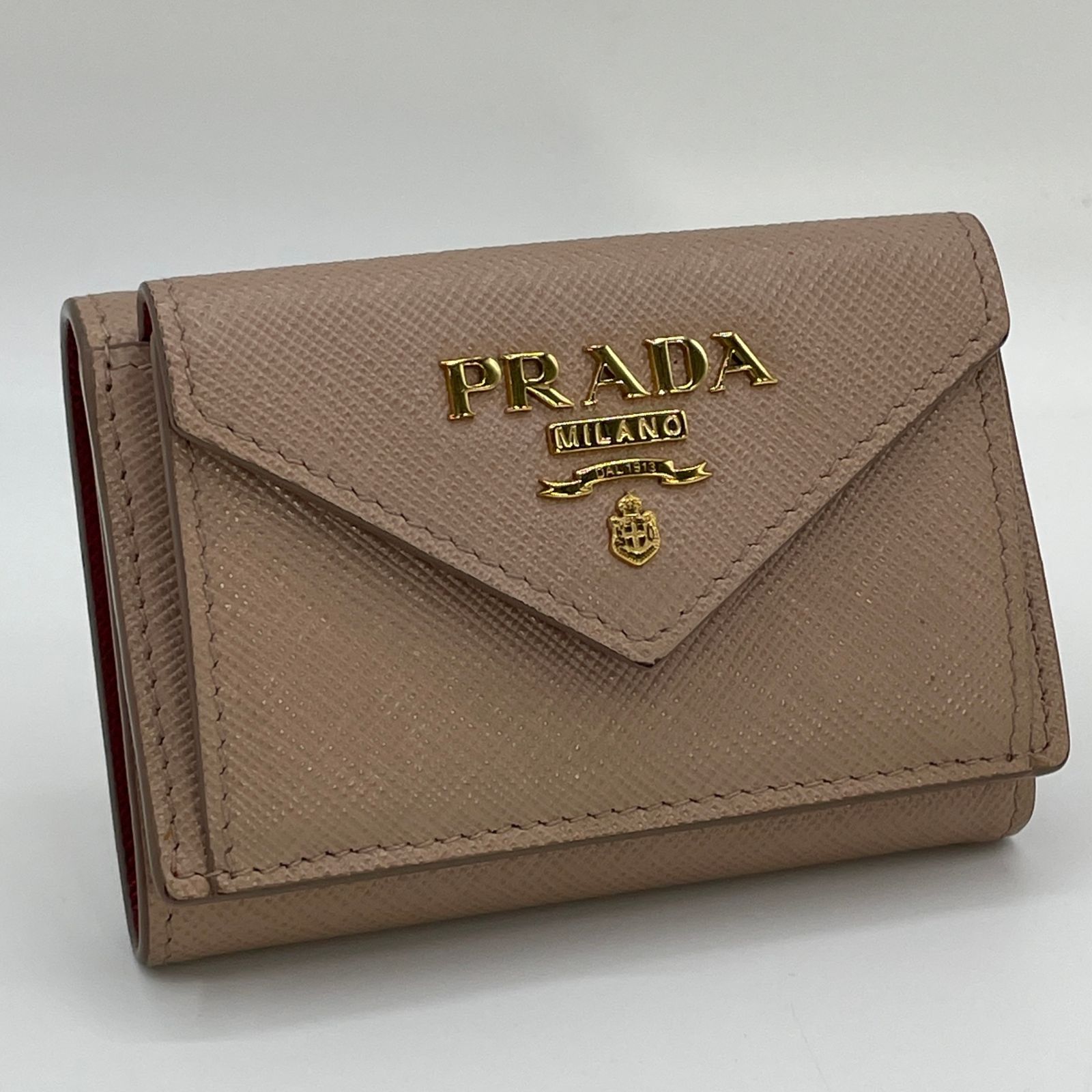 PRADA プラダ サフィアーノ 三つ折り財布 コンパクト ミニ財布 1MH021 