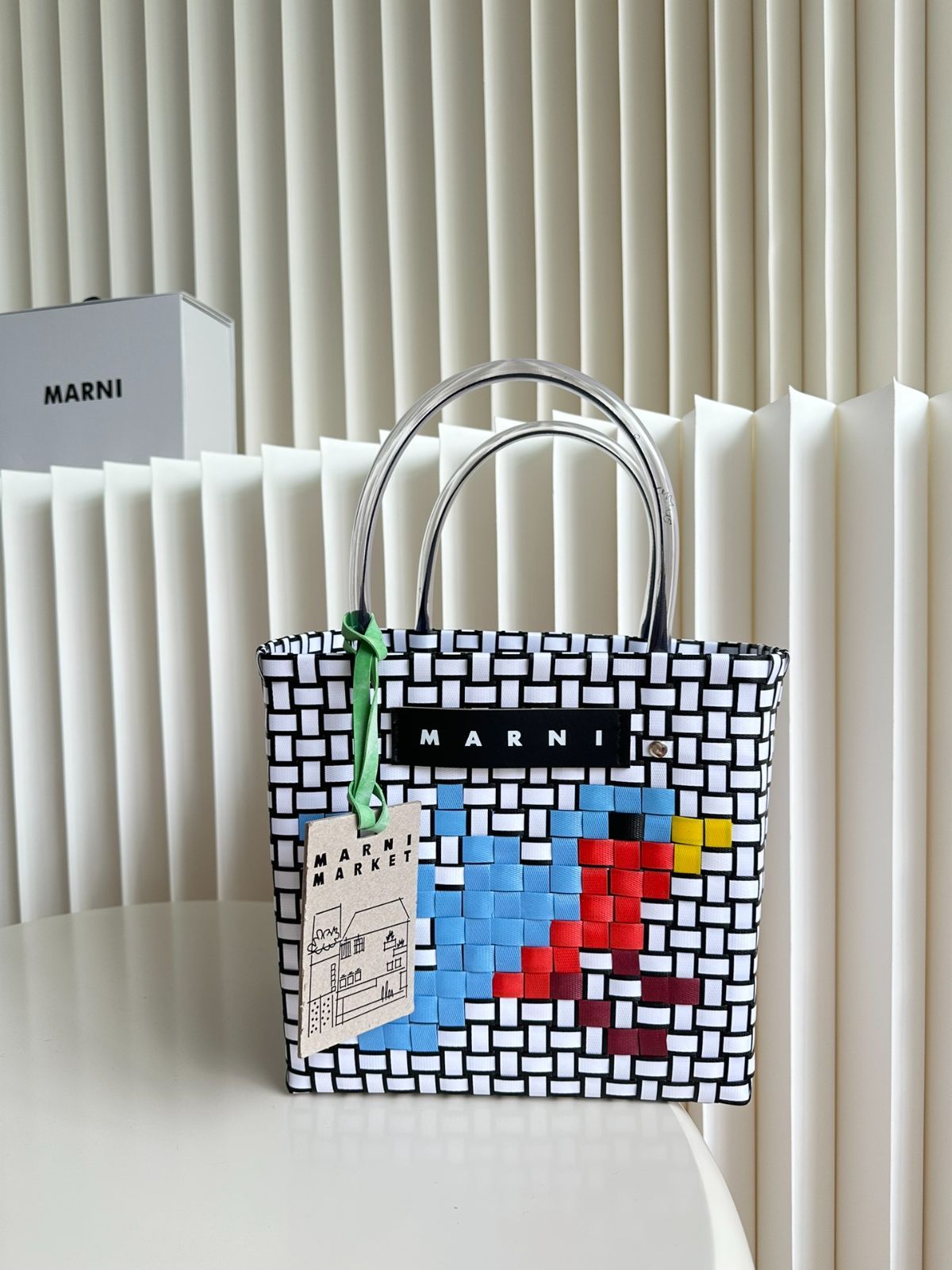 ファッション❣ Marni マルニ マルニ かごバッグ トートバッグ #14