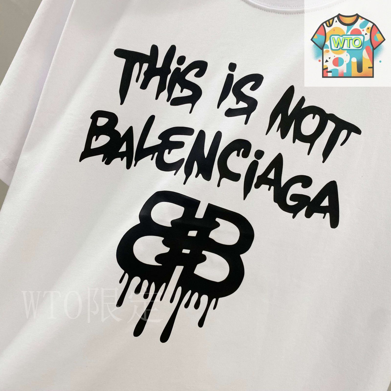 【完売必至】バレンシアガ■Tシャツ フロントロゴプリント BALENCIAGA バレンシアガ BB Logo Print Tee フロントロゴ