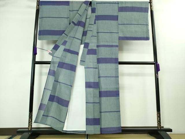 平和屋着物□極上 男性 本場小千谷ちぢみ 反物 夏物 麻 関松織物謹製