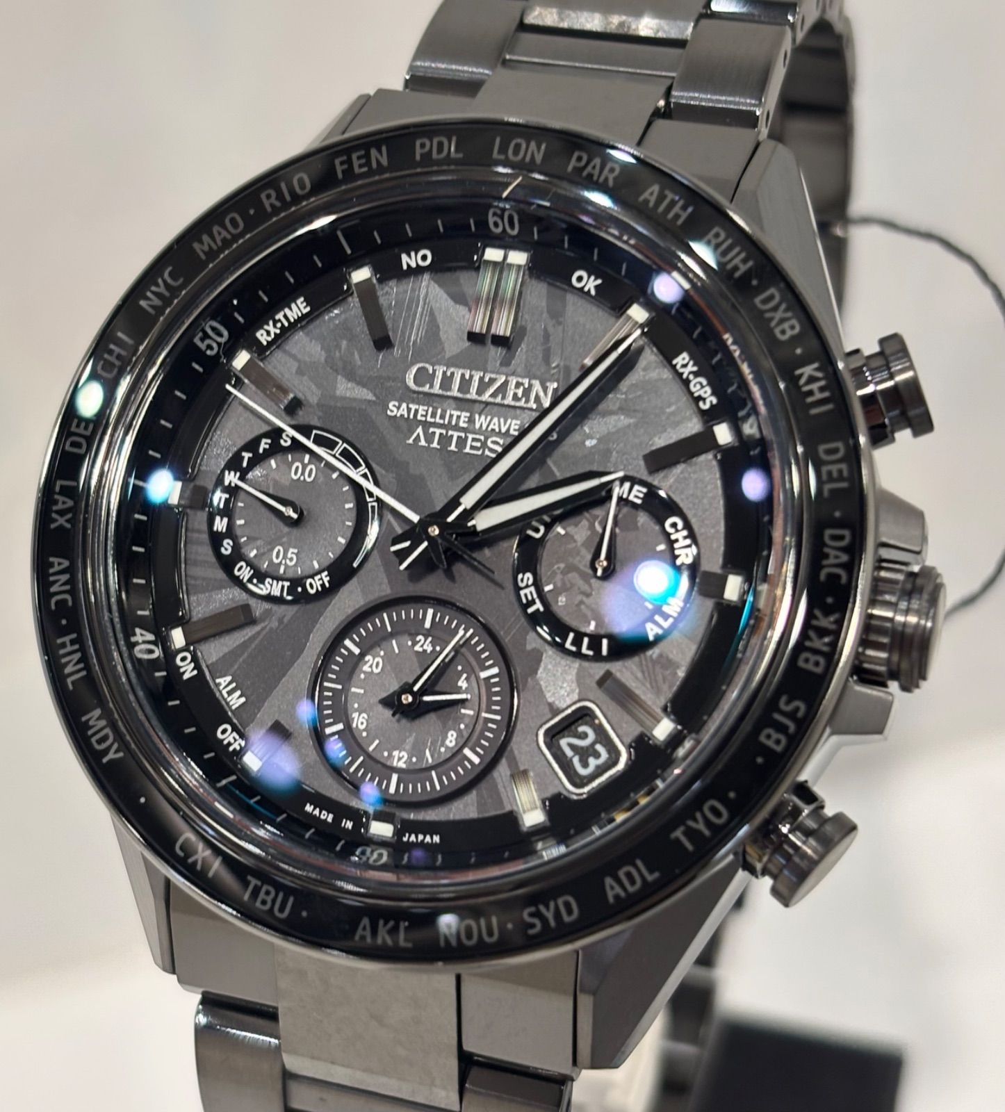 TTD 11660 【⭐︎ あ様⭐︎】【美品・数量限定】 中古)EDOX エドックス クロノオフショア1 クロノグラフ 10周年