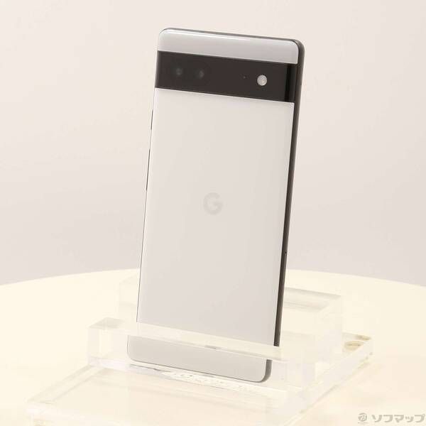 中古品〕 Google Pixel 6a 128GB チョーク GB17L Softbank SIM