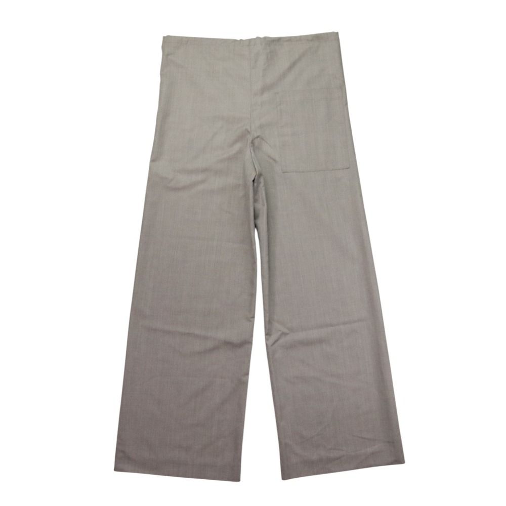 全国送料無料！ 25SS SCEARN セアン WOOL SILK TROPICAL PANTS トロピカルパンツ サイズ36 グレー レディース 古着