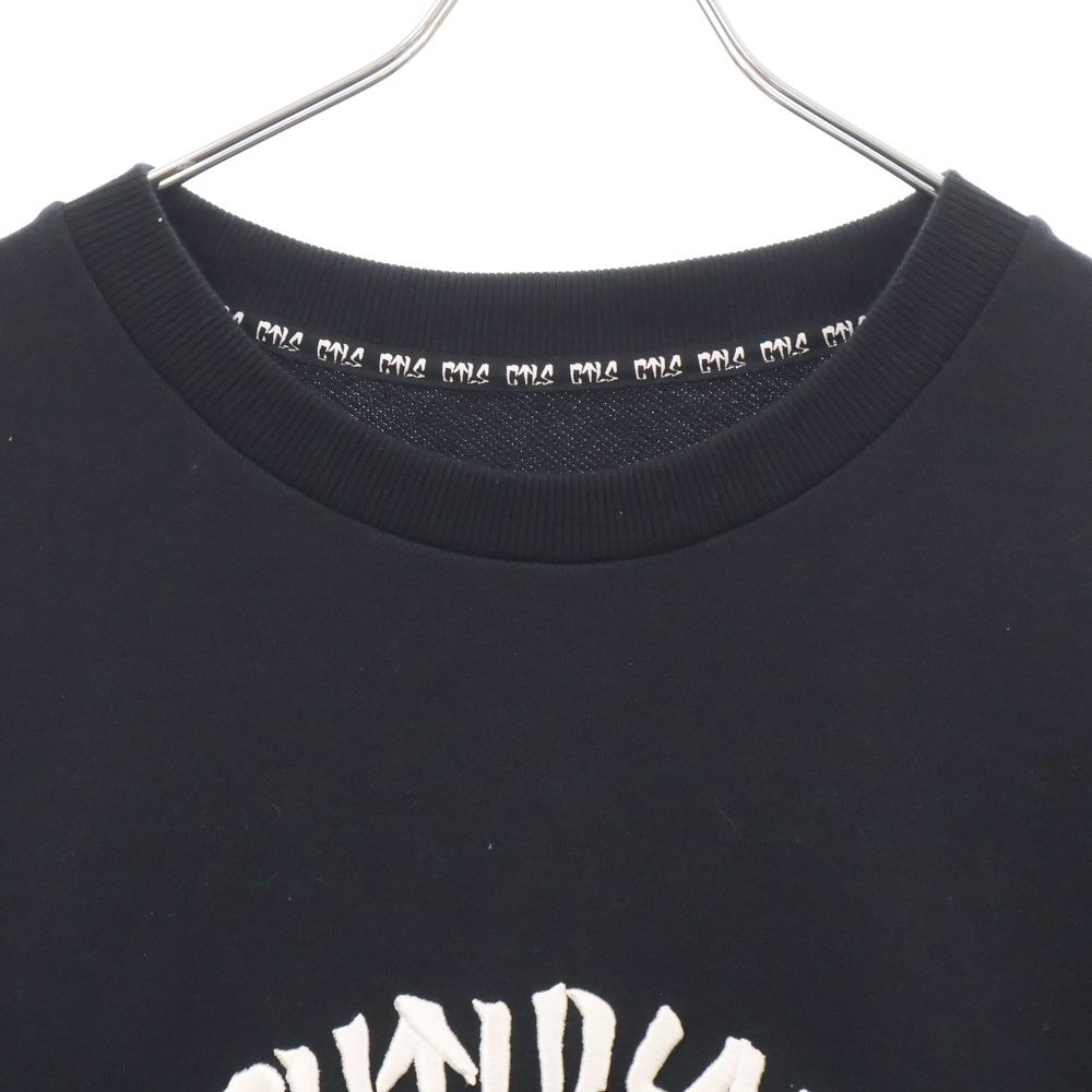 cvtvlist (カタリスト) フロントロゴ刺繍 半袖Tシャツ ブラック