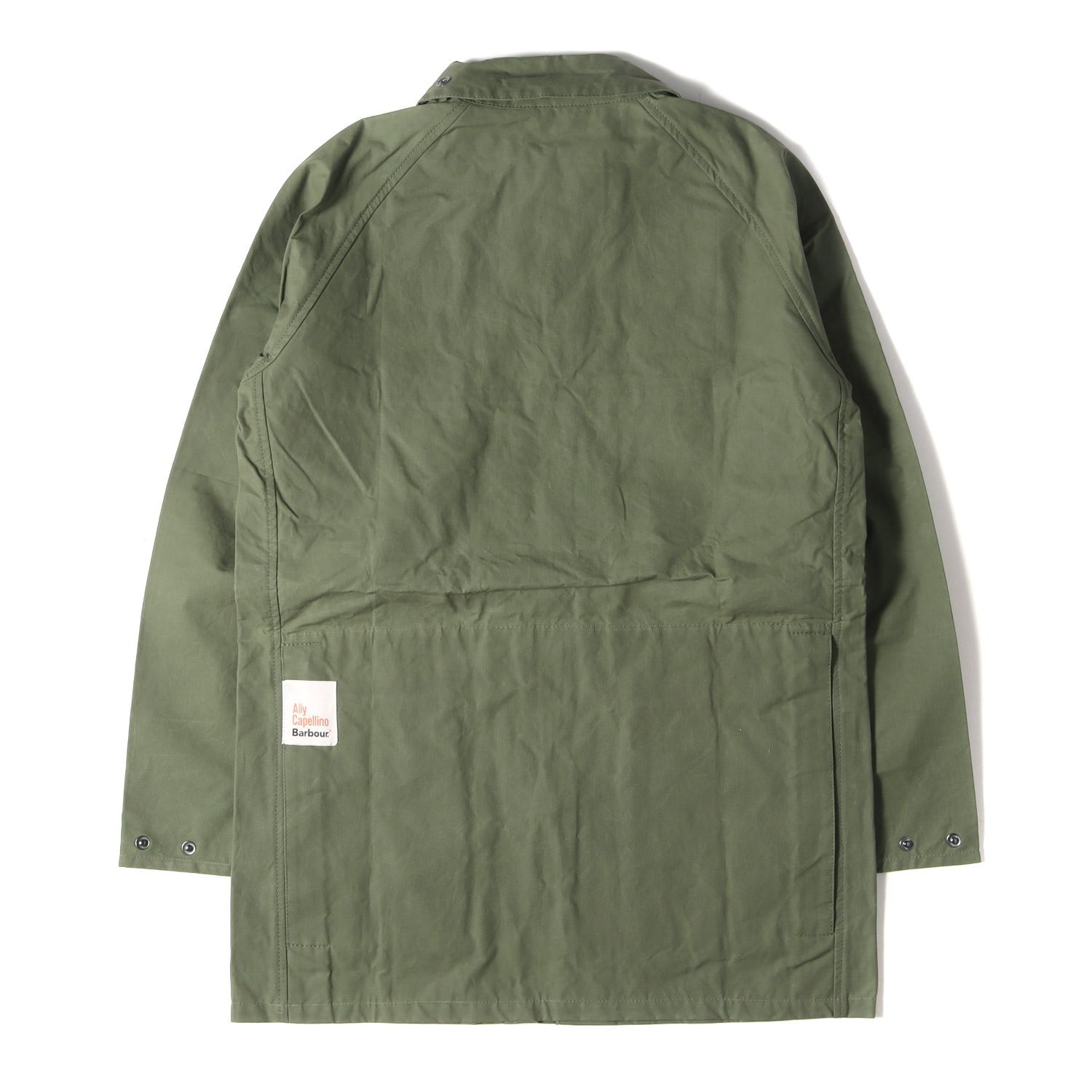 美品 BARBOUR バブアー ジャケット Ally Capellino パラフィン加工 ノンワックス ジャケット BACK CASUAL  JACKET 22SS グリーン S アウター コート ブルゾン - メルカリ