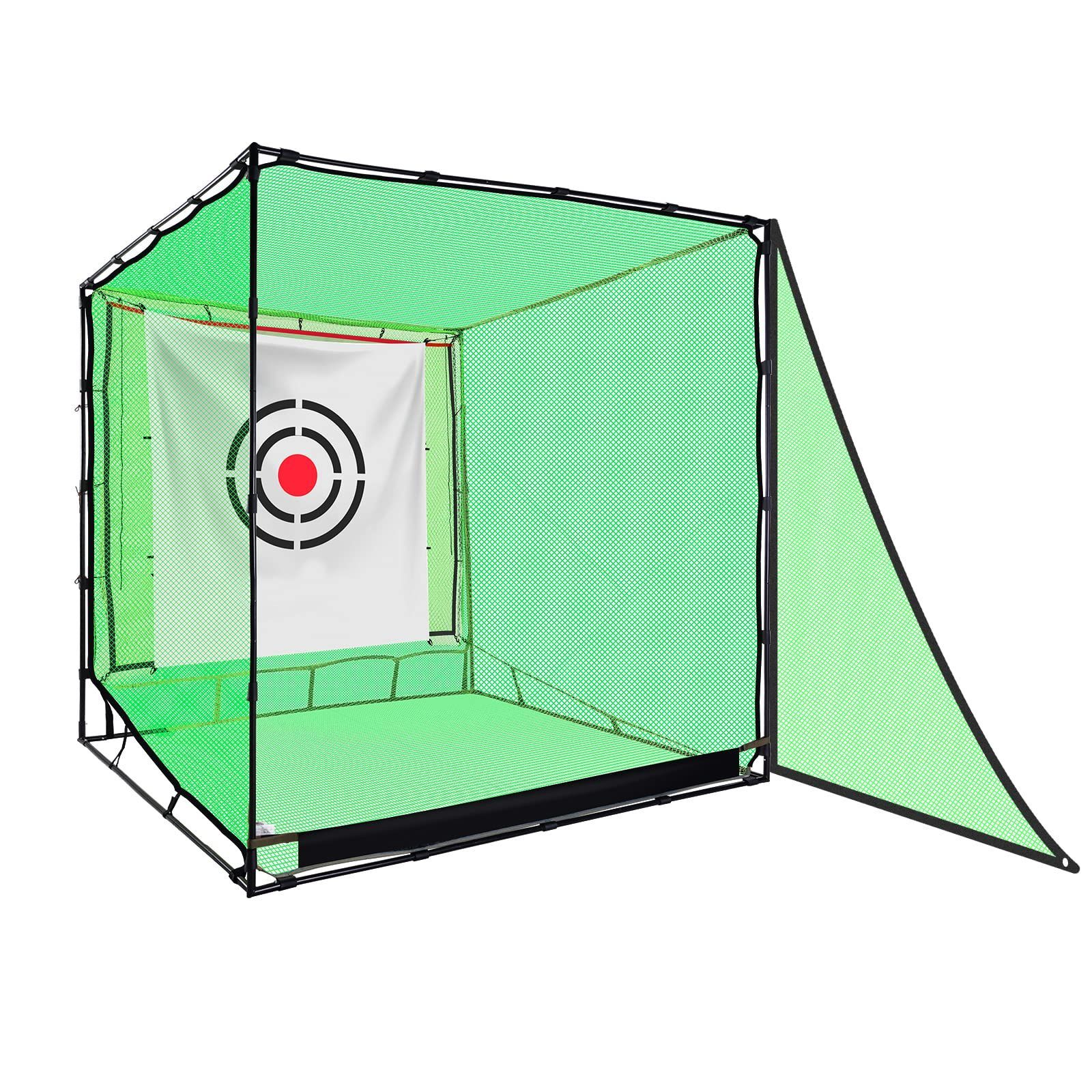 屋外 自宅 ネット ゴルフ練習場 大型ゴルフネット 2.1ｘ2.1ｘ2.1ｍ ゴルフネット