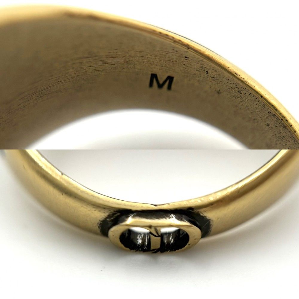 【DIOR】 TEARS RING/ゴールド/オニキス/メンズ Buy Dior x Denim Tears Ring 'Gold' - R1481HOMGM D314 | GOAT