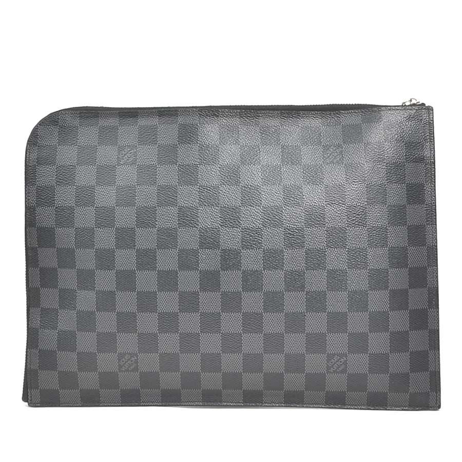 ルイ ヴィトン LOUIS VUITTON クラッチバッグ ダミエ グラフィット ポシェット ジュールGM N41502