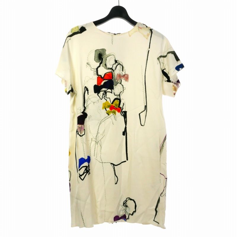 N21 numero ventuno★ひざ丈ワンピース ヌメロヴェントゥーノ N°21 ドッキング ワンピース ひざ丈 40