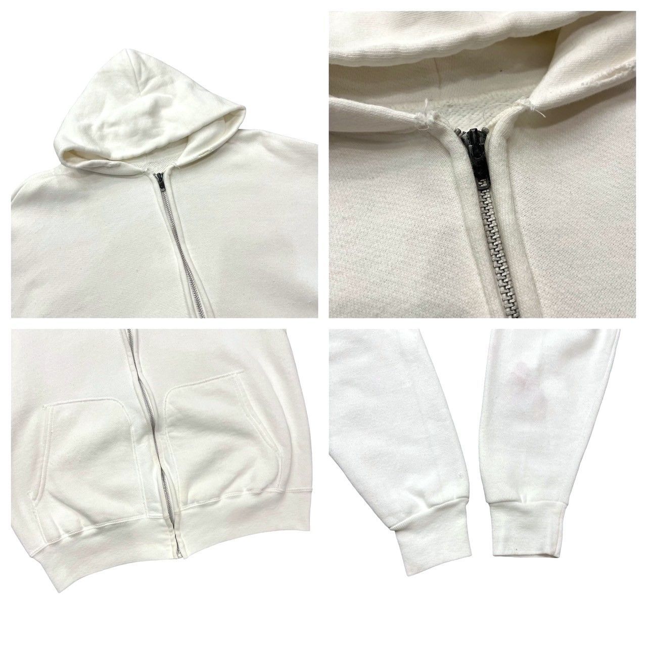 セパポケ!! 50s ビンテージ コットン スウェット ジップパーカー XL位