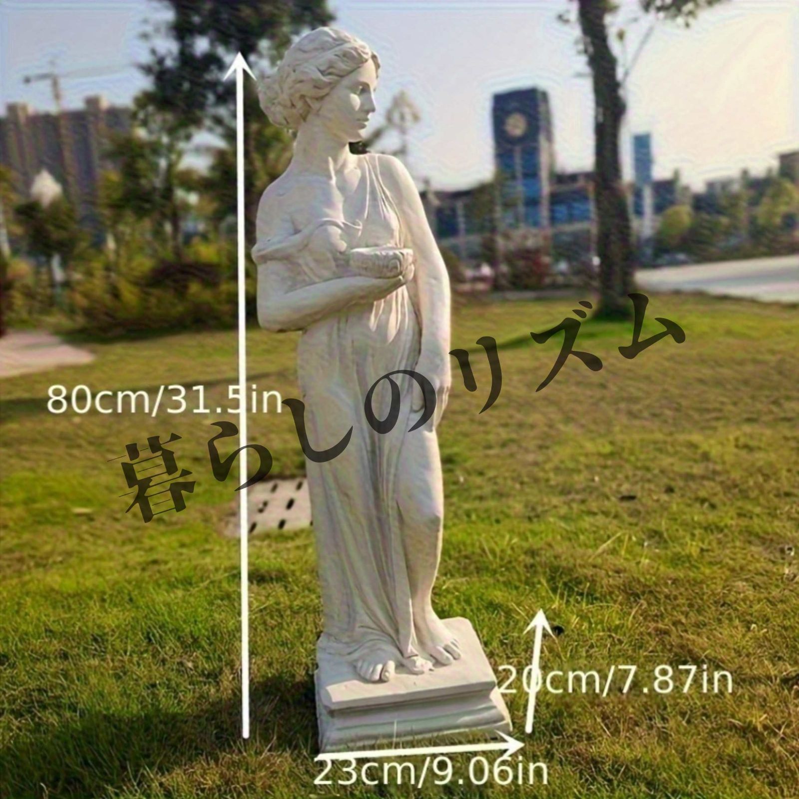 オブジェ ヴィンテージ ヨーロッパ アメリカンスタイル モザイク ガーデン エンジェル像 オーナメントベース付き アウトドアスカルプチャー 結婚式 写真撮影バックドロップ パティオ装飾 結婚式装飾 エレガントデザイン 細かい工芸 教会