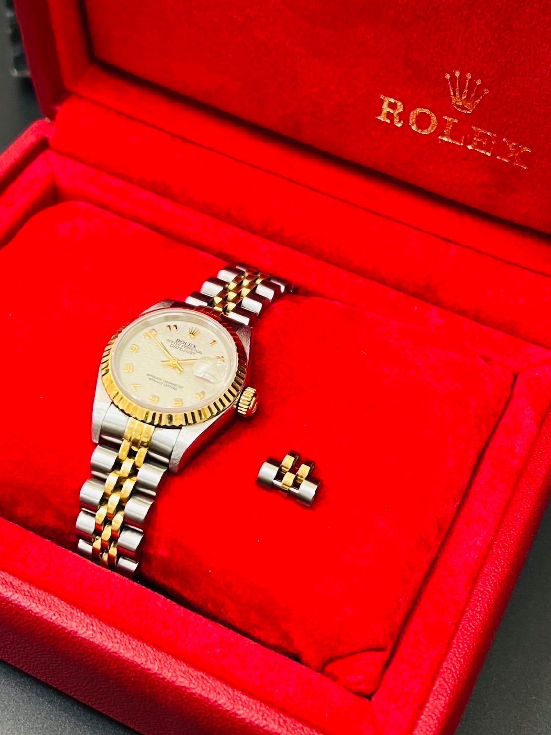 純正パーツ】ROLEX ロレックス 余り駒 1コマ K18YG/SS コンビ  