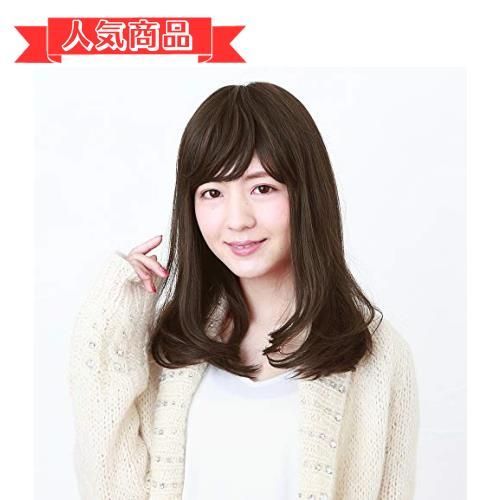 Happy-shopsTDB・ダークブラウン プリシラ 帽子ウィッグ ロング BO-03