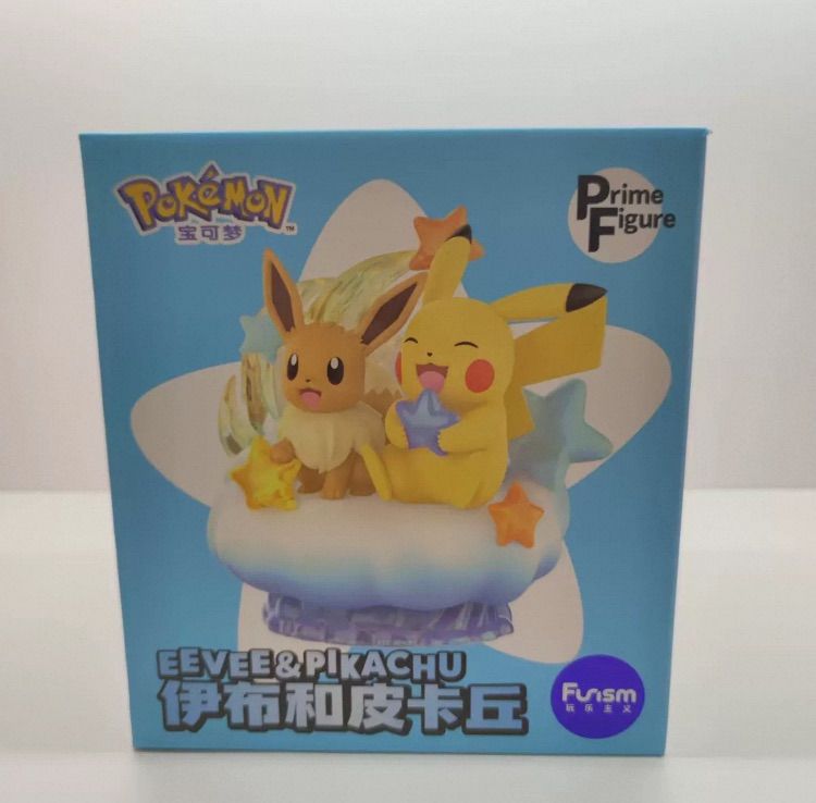 14cm 海外限定 ピカチュウ イーブイ フィギュア 正規品 ポケモン 