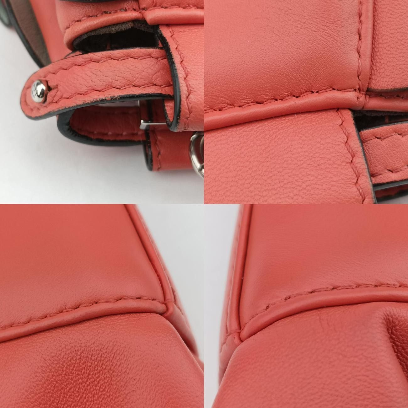 フェンディFendiマイクロピーカブーオレンジラムスキン8M03558M0355-S3Z-169-10429