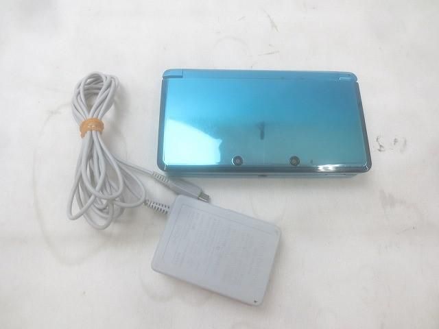 【美品】Nintendo 3DS アクアブルー CTR-001 良品】任天堂 ニンテンドー3DS アクアブルー CTR-001 ゲーム