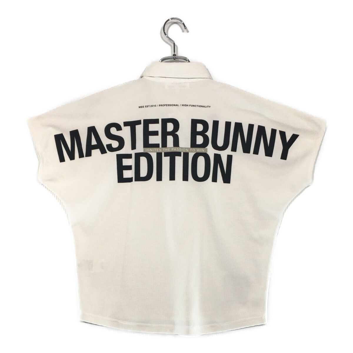 MASTER BUNNY EDITION - coco 中古 マスターバニーエディション MASTER BUNNY EDITION レディース 半袖ポロシャツ 0(S) 白 ホワイト ワッフル地 中古 レディース マスターバニーエディション MASTER BUNNY