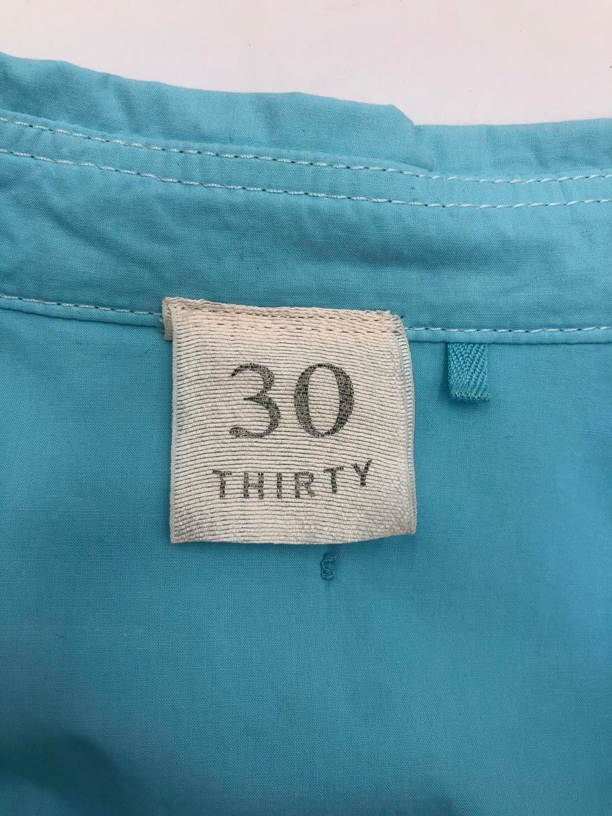 30 THIRTY　サーティ　ワンピース シャツワンピ 30 THIRTY サーティー 日本製 シャツ ワンピース size2/ライト