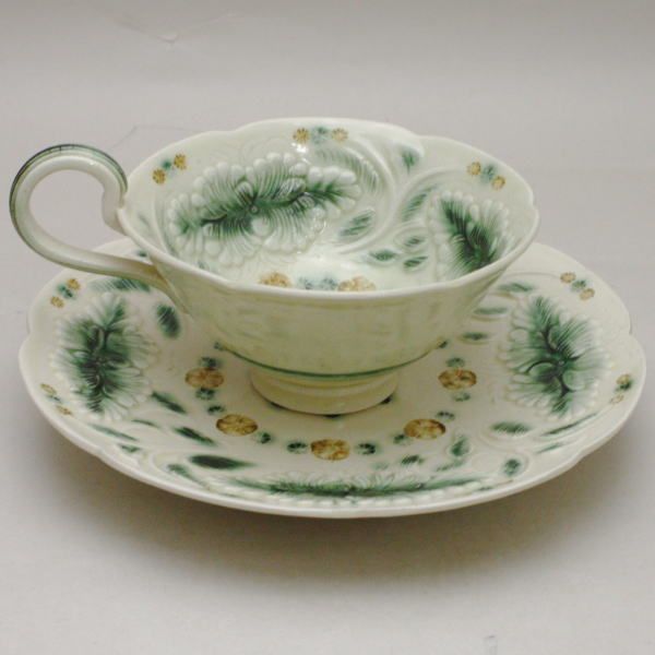 【ティーカップ】　京焼き　紅茶カップ　森里陶楽作