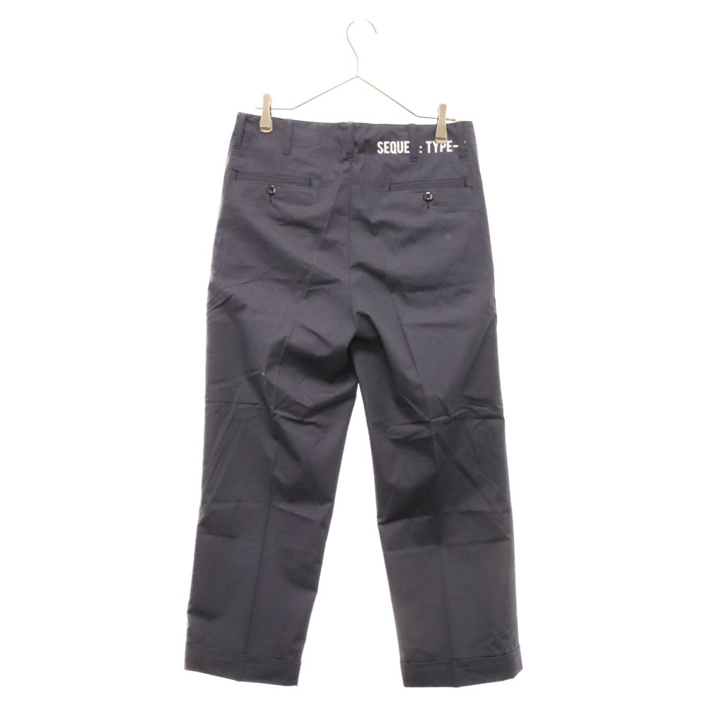 SEQUEL TYPE-F ネイビー Sサイズ SEQUEL (シークエル) TYPE‐F CHINO PANTS チノ パンツ ネイビー