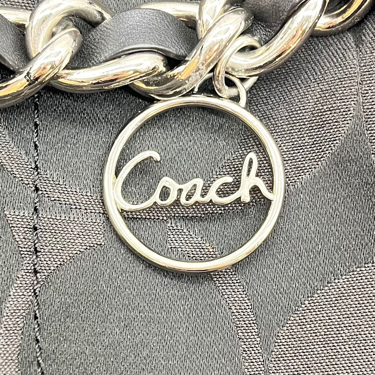 良品】 COACH コーチ ショルダーバッグ シグネチャー キャンバス 