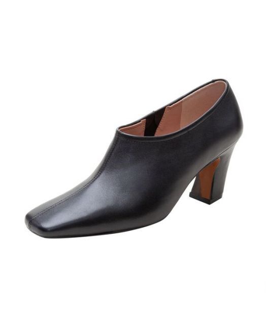 送料無料 リネアパウロ レディース パンプス シューズ GIANNI | Strong Heel Shootie Black nappa