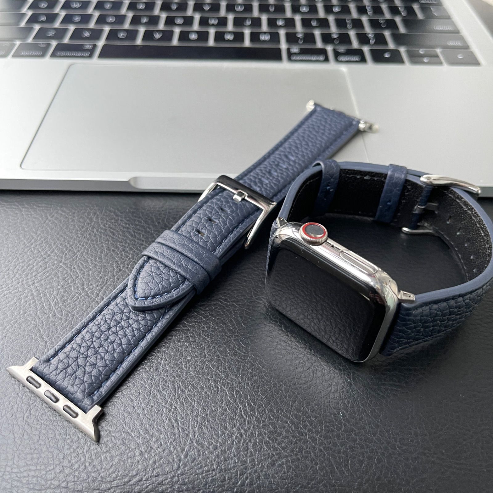 Modigi Apple Watch 6 8 se 7 レザーバンド ウルトラ MODIGI AppleWatch アップルウォッチ SE 9 45 6 7 8 ultra