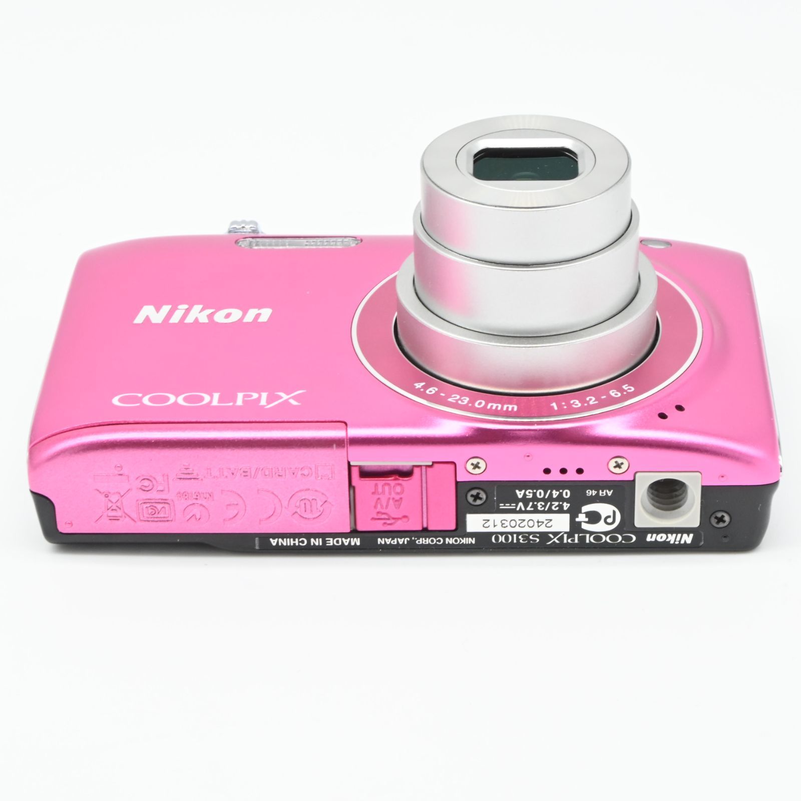 ☆美品☆ニコン COOLPIX S3100 フレッシュピンク - メルカリ