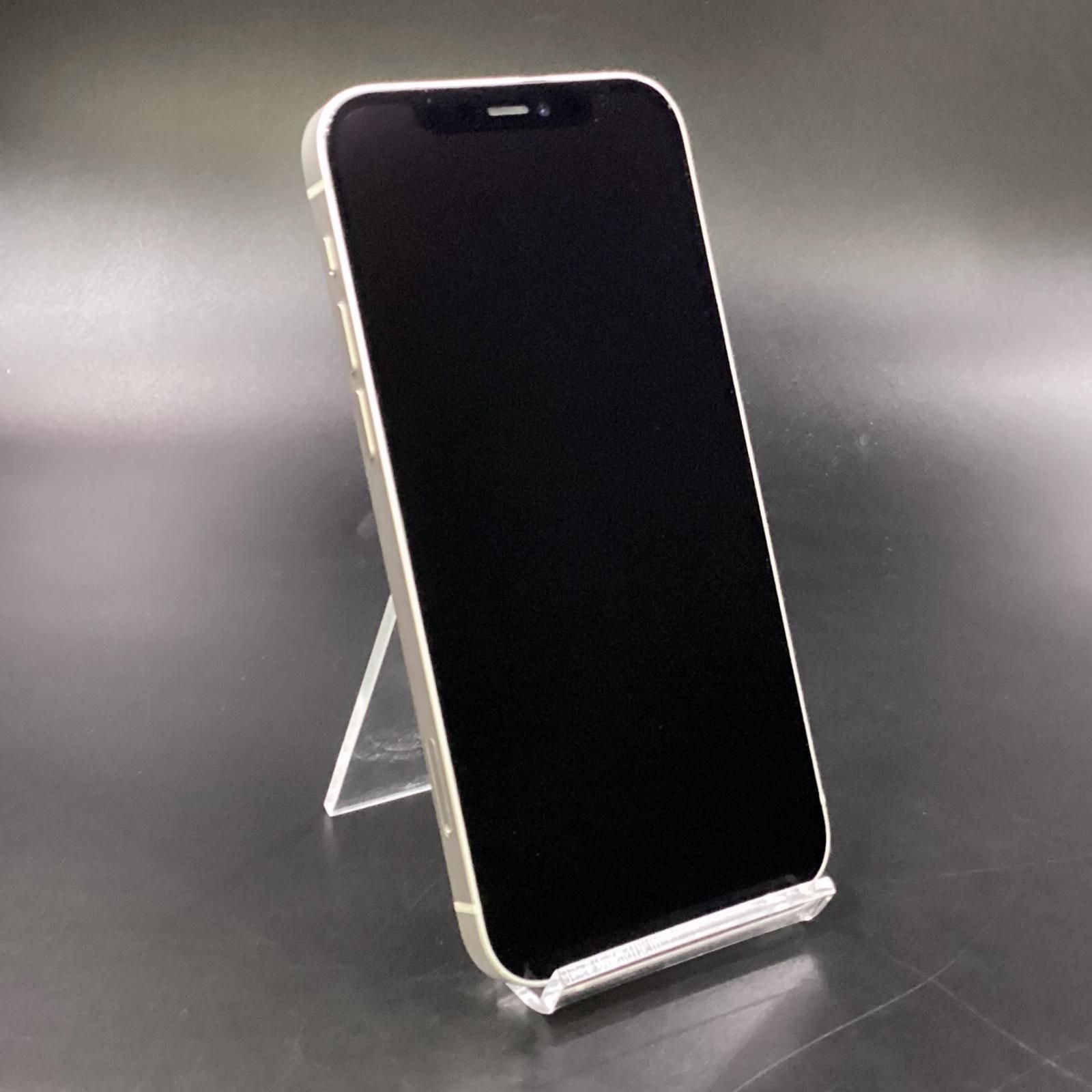 iPhone 12 128GB ホワイト au 白ロム 動作確認済 88%【全額返金