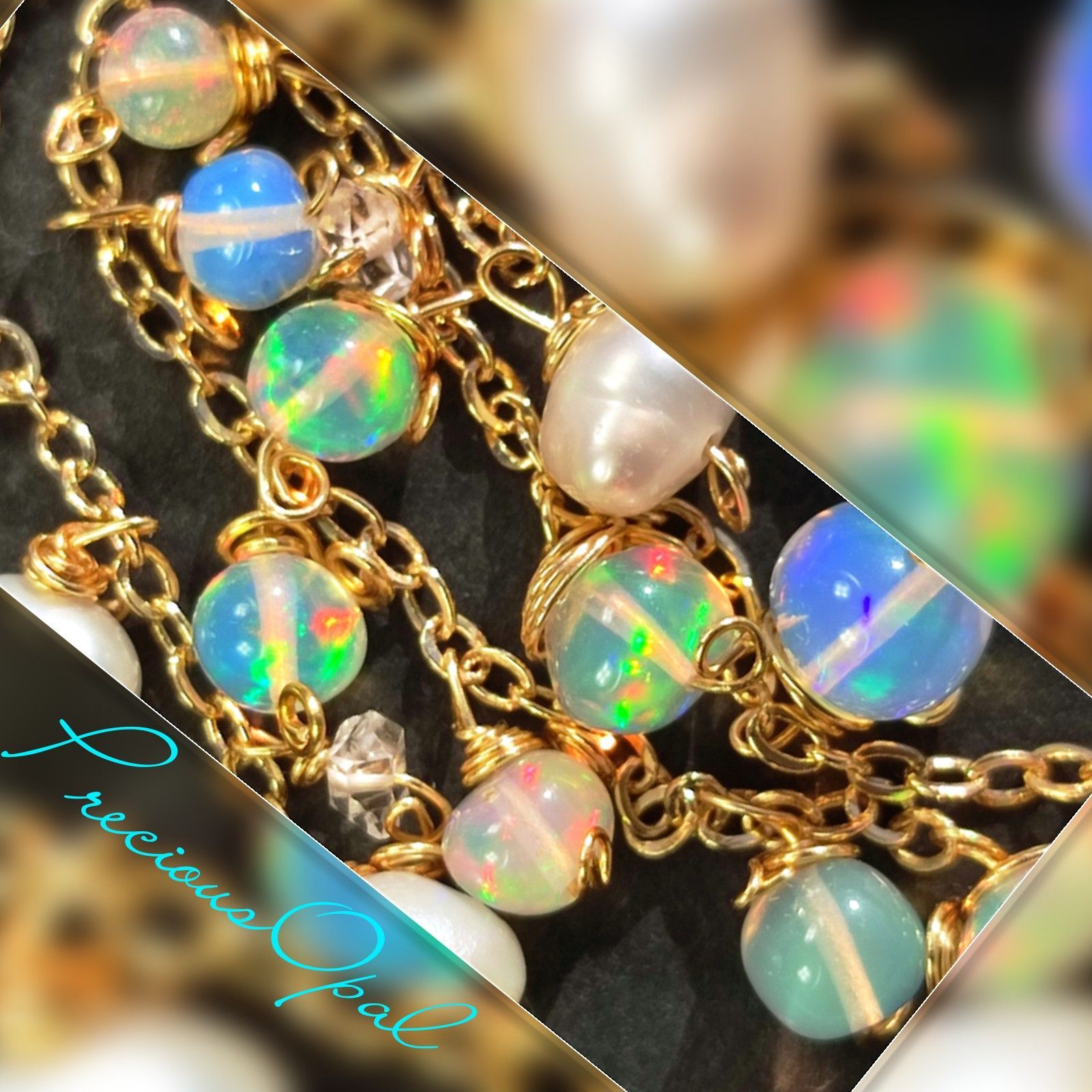 Right119様 14kgf 最高品質全遊色プレシャスオパール ピアス - メルカリ 