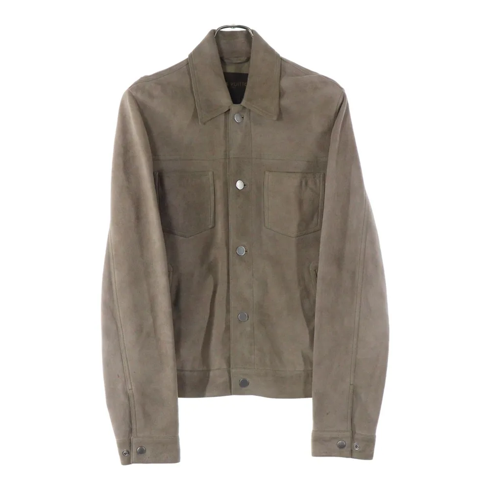 ルイヴィトンオリーブ色ミリタリージャケット ルイヴィトンオリーブ色ミリタリージャケット 22AW ファッション