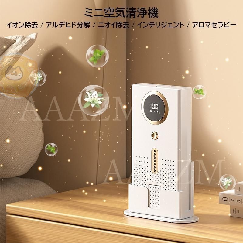 空気清浄機 花粉対策 脱臭 コンパクト H13 ホワイト PM2.5対応